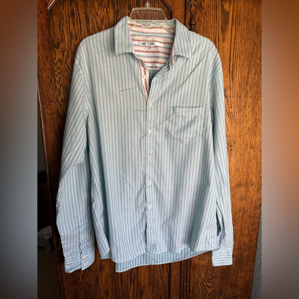 Mr Turk long sleeve button down shirt XXL